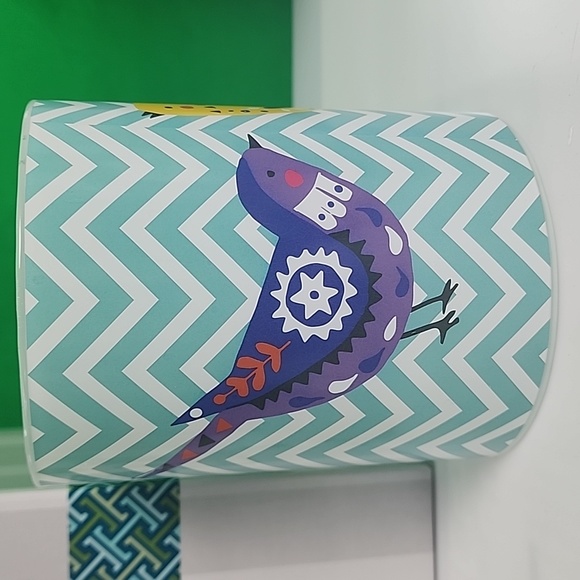 NWT, Scentsy Chevrons and Songbirds Sleeve and Dish with ring.#40592 - Picture 8 of 16